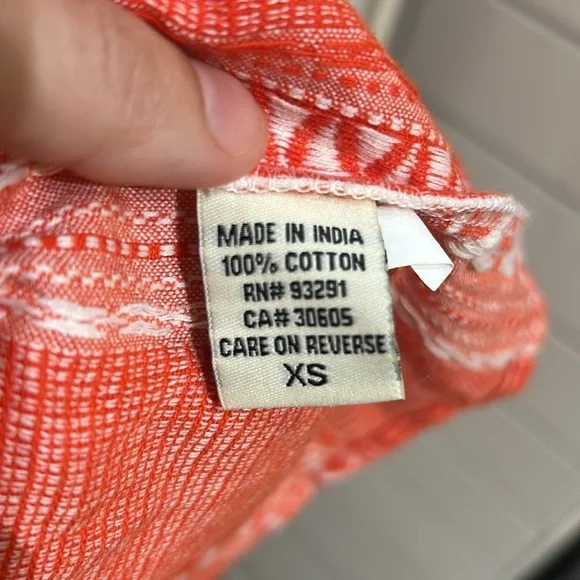 DYLAN by True Grit Red Boho Women's Dress Size XS (Would fit small) - Picture 7 of 7